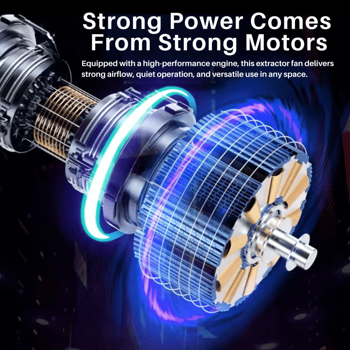 VentGlow Støjsvag Udsugningsventilator til Ren og Frisk Luft