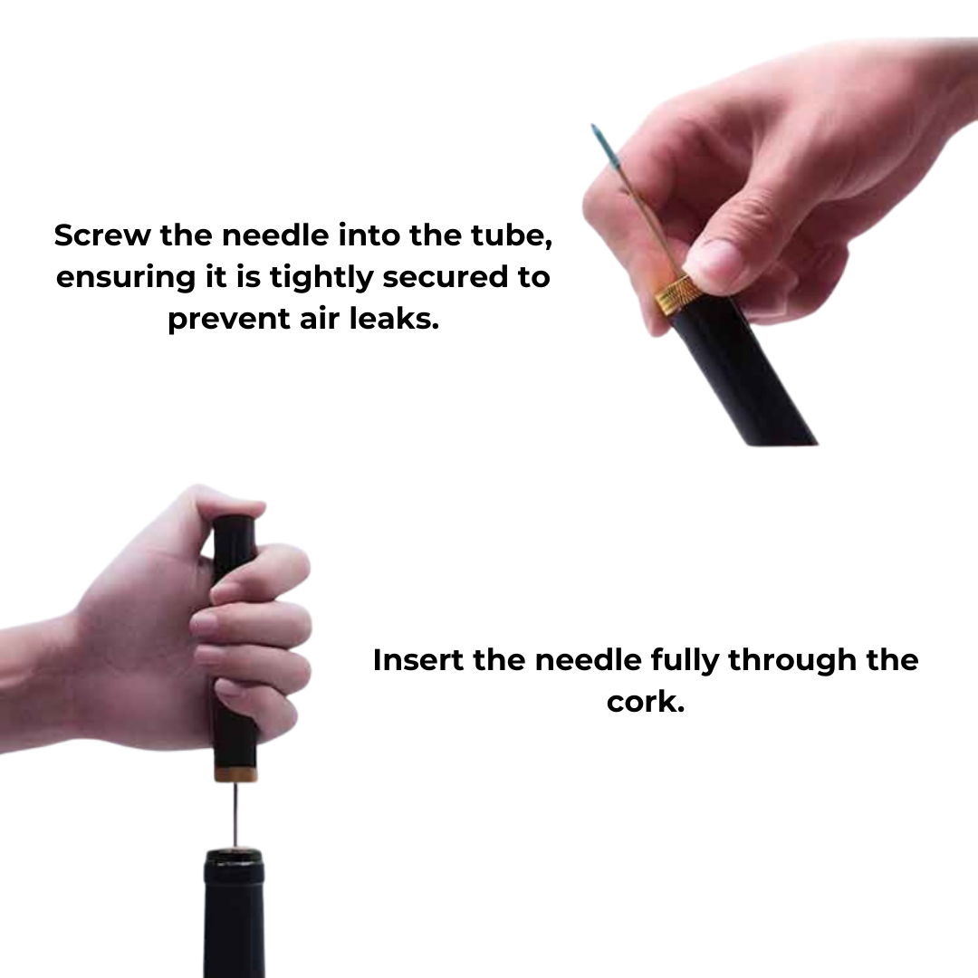 Luftdruck-Weinöffner von AeroCork Essentials für Weinliebhaber