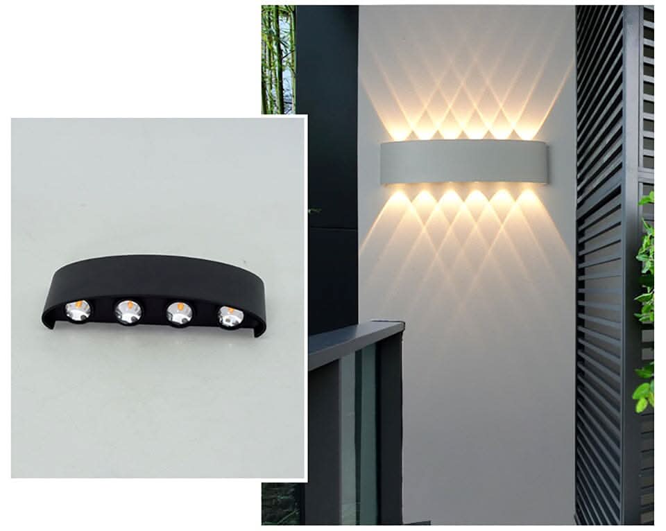 Waterproof LED Outdoor Wall Light With Aluminium Body, Elegant And Energy Efficient