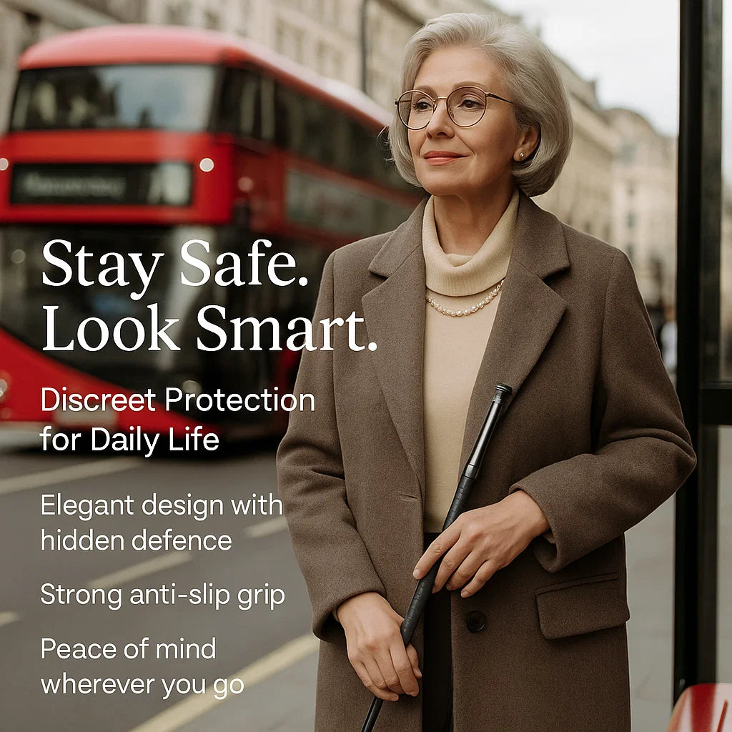 Udtrækkelig Sikkerhedsstok med Hurtig Én-Klik Udrulning og Legeret Stål Konstruktion