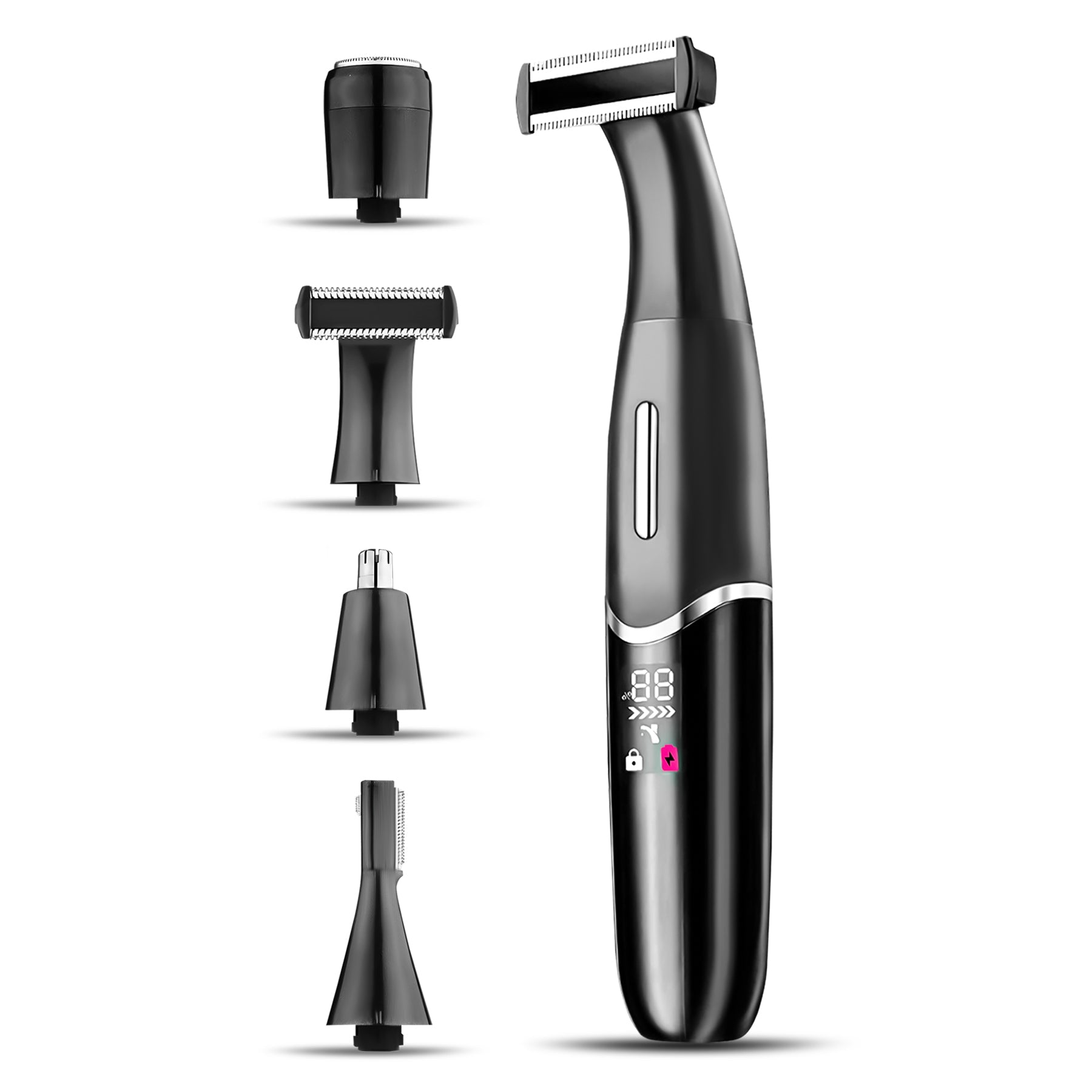 VelaSilk 4-in-1 Bikini Trimmer Set met Verstelbare Kammetjes