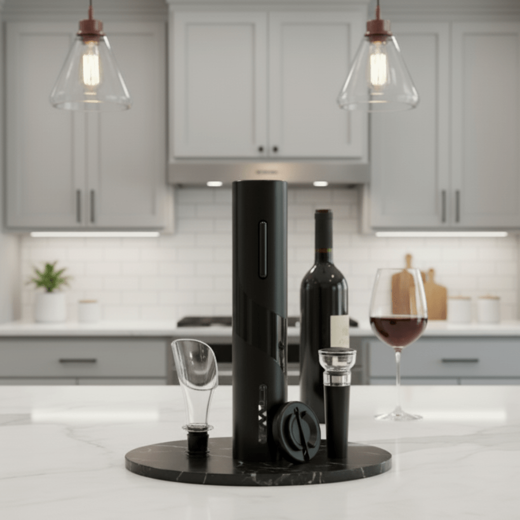 VintEdge 4-In-1 Rechargeable Electric Wine Opener With Smart Control