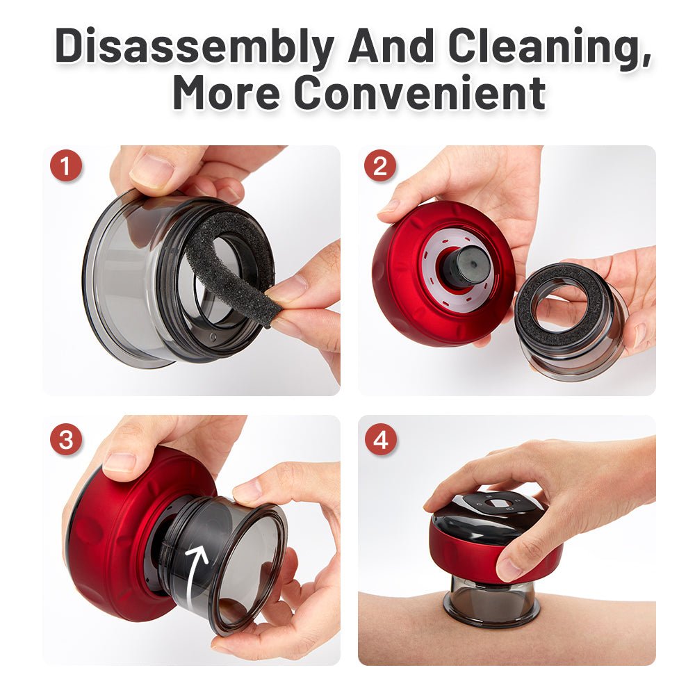 AcuEase Elektrisk Kopningssæt til Smertelindring og Reducering af Appelsinhud