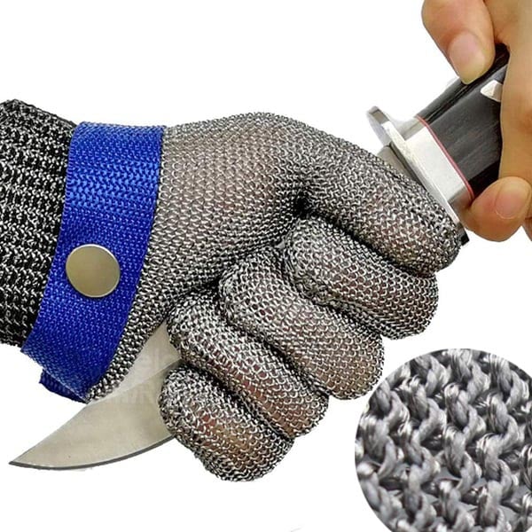 Food Grade Stainless Steel Mesh Glove For Kitchen Use