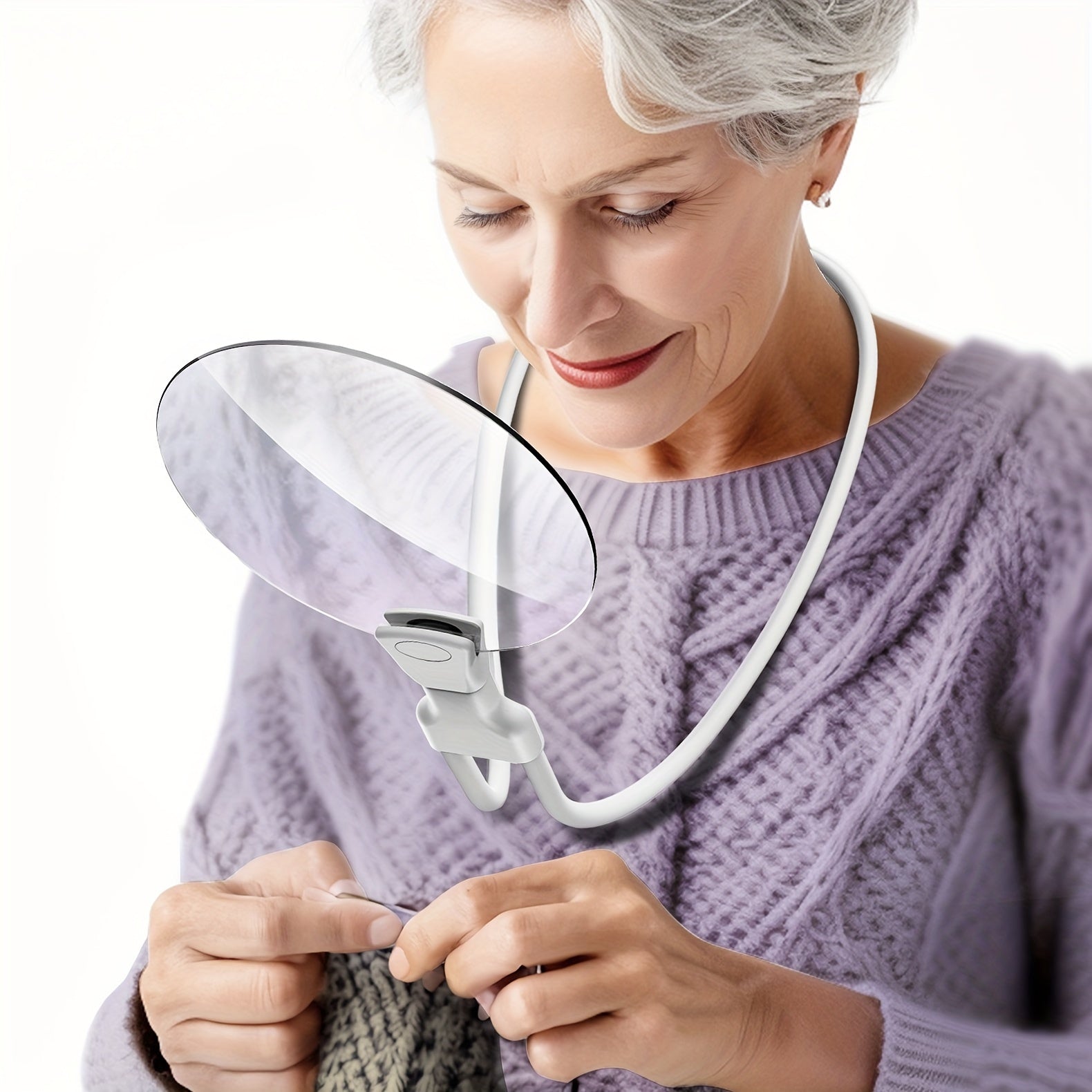 LuminaVista Pro Nackförstoringsglas 5x För Läsning Och Hantverk