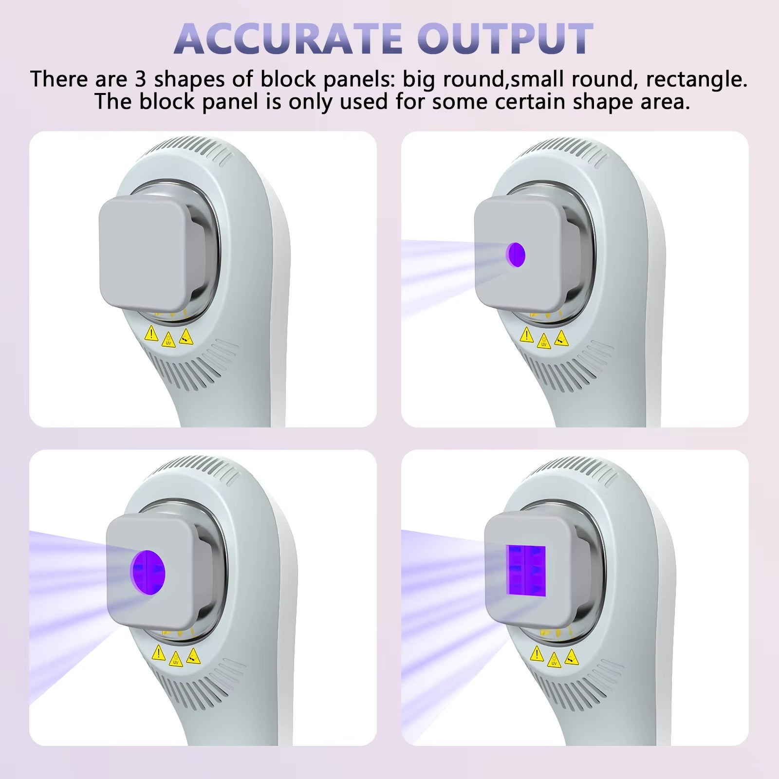 308 Nm UVB Fototerapilampe til Ansigt, Hals og Lemmer