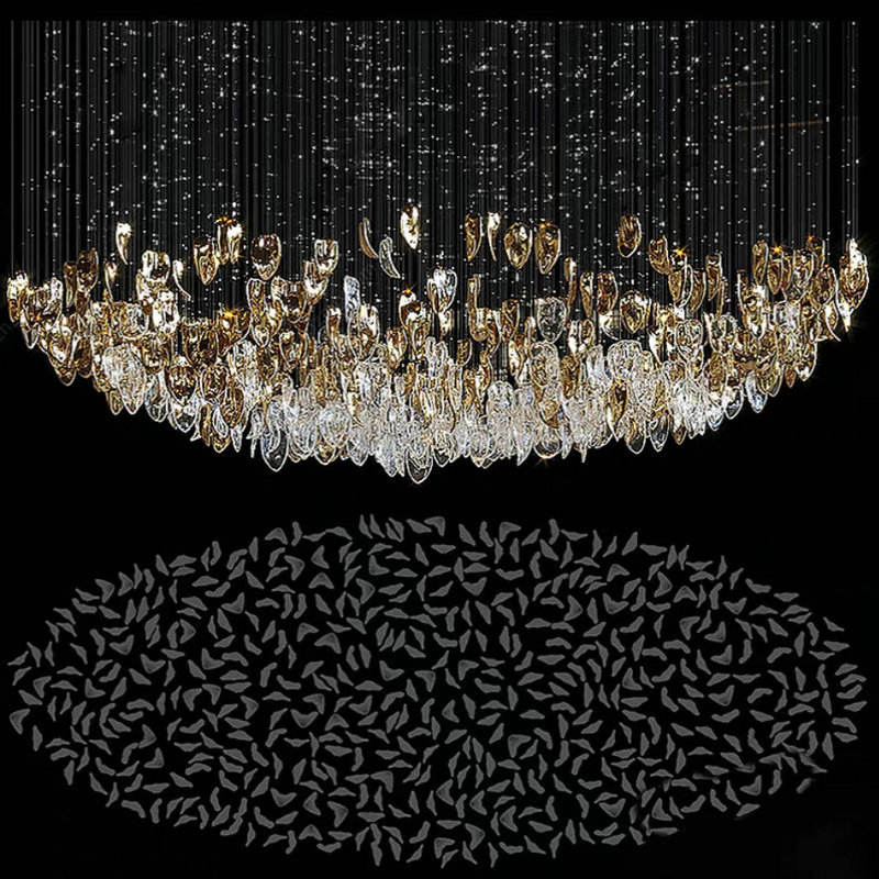 SylvaLeaf Glass Pendant Light for Dining Rooms Ambient Glow