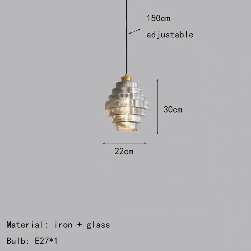 Aurora Layered Nordic Chandelier with Dimmable LED