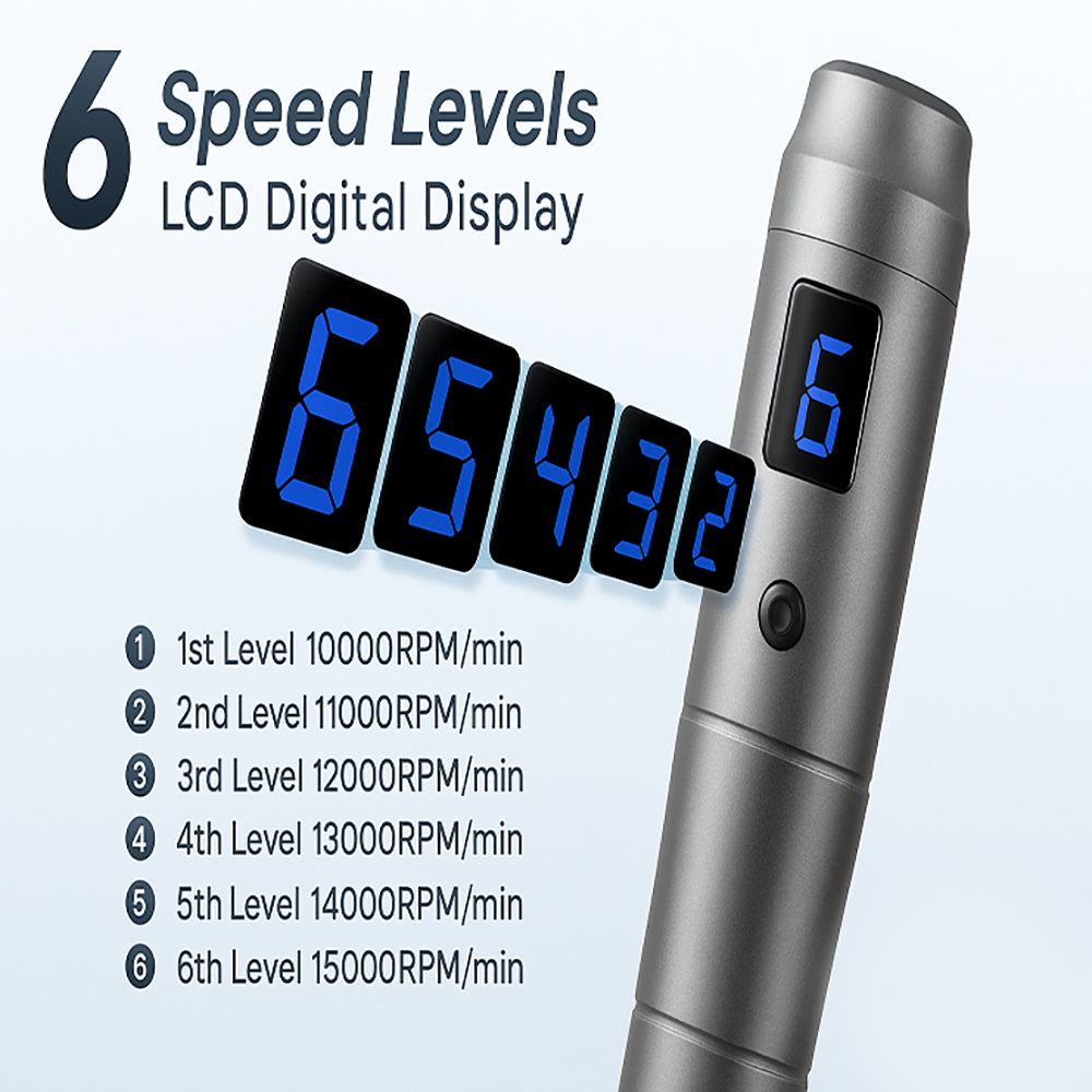 ApexDerm Pro Ultima M8 Mikronadel-Dermapen USB Wiederaufladbar, 5 Patronen 32 Nadeln