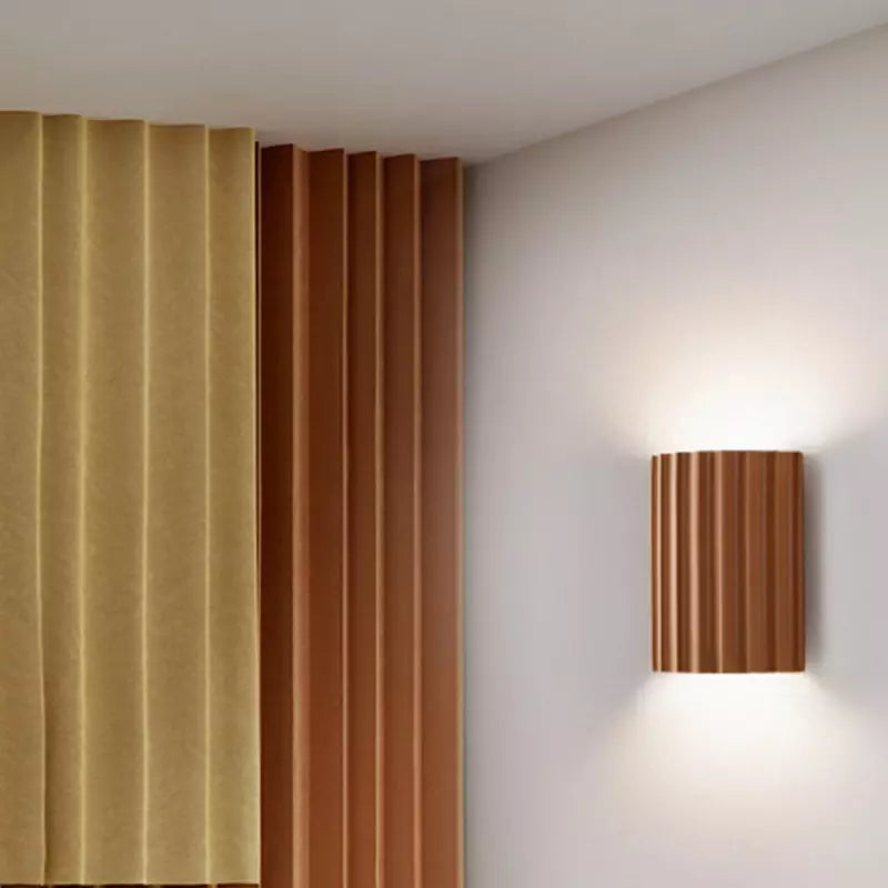 NovaRuffle Wall Light With Elegant Macaron Style Shade