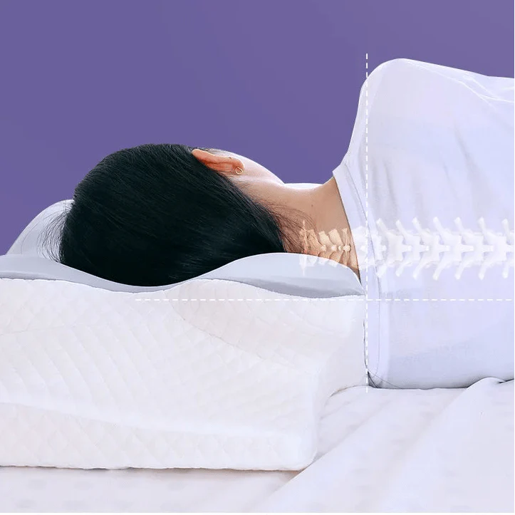 VitaRest Ergonomic Memory Foam Pillow For Neck And Shoulder Pain Relief
