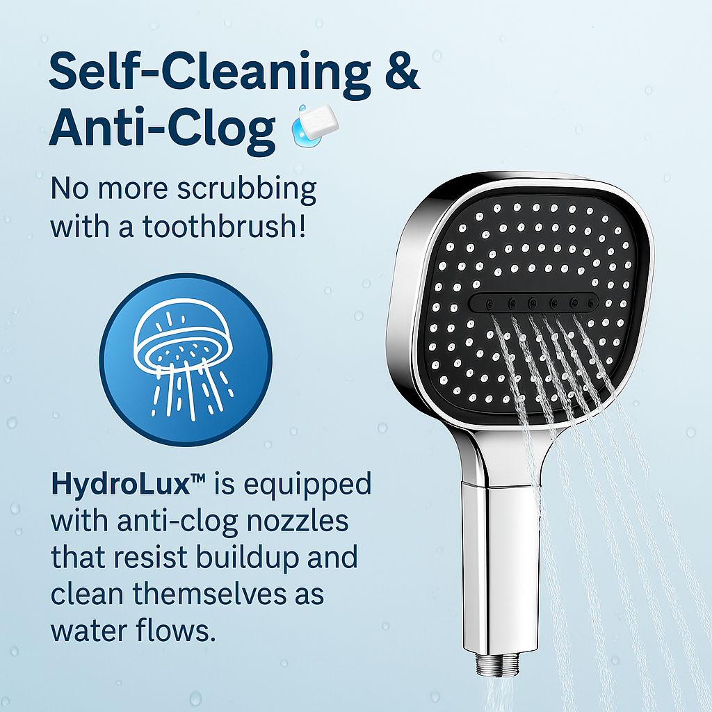 High-Pressure Shower Head With Turbo Boost Filtration For Hair