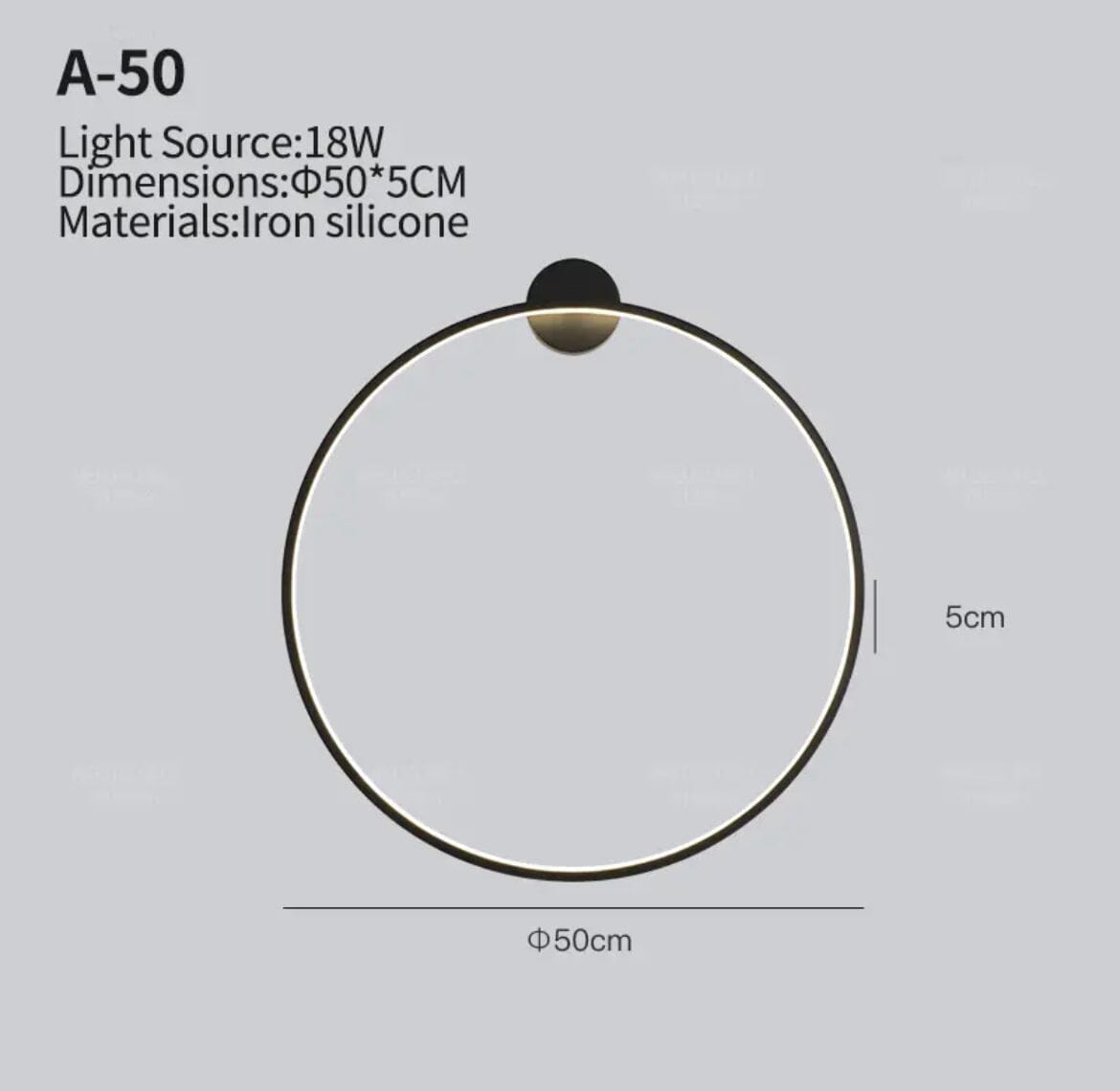 AuroraX Orbit Round LED Wall Light Modern Fixture Pro