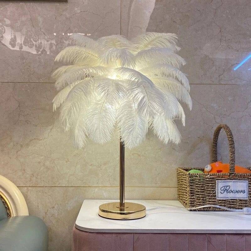 Candeeiro LED Aurelia Feather Iluminação Moderna Minimalista