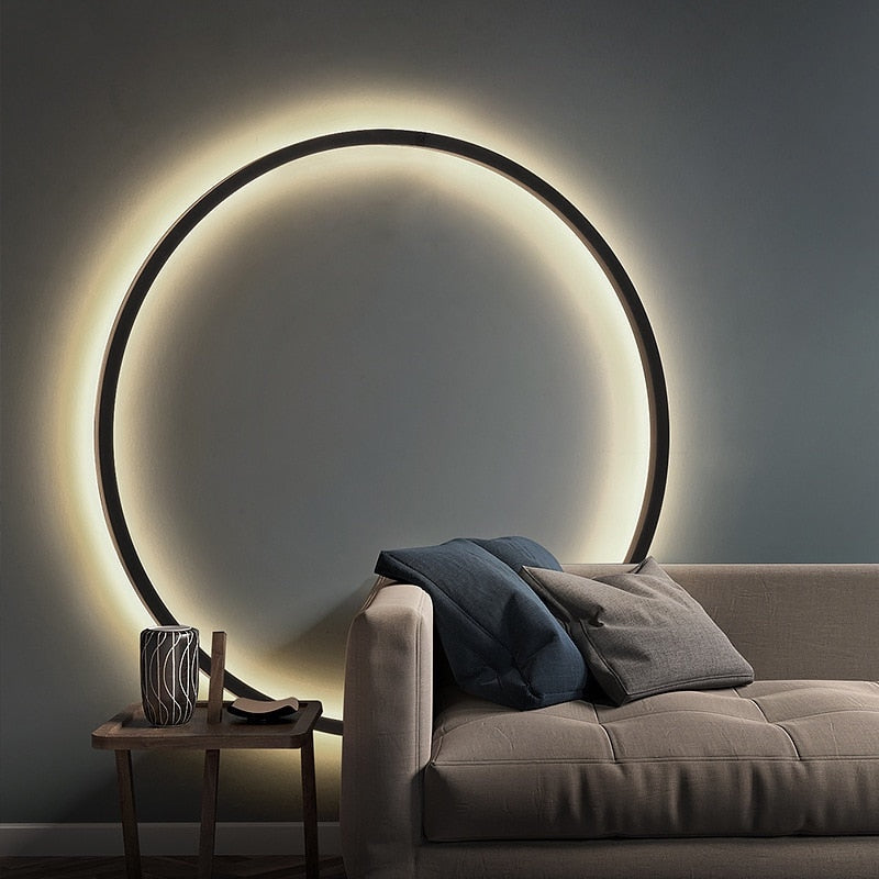 AuroraX Orbit Round LED Wall Light Modern Fixture Pro