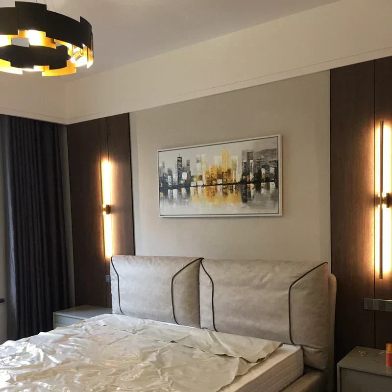 Novae vägglampa modern LED-armatur för alla rum