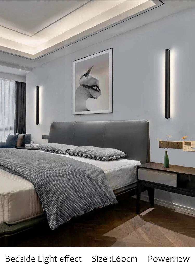 LumaNova Nordic Linear Bar Wall Light for Modern Interiors