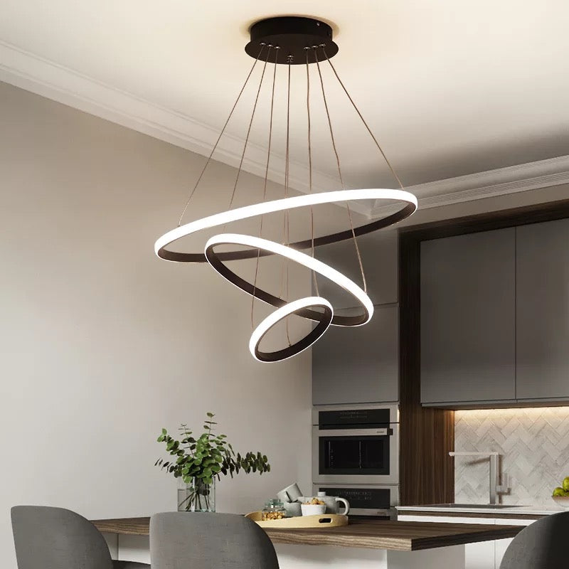 LumaCircle Ring Chandelier Modern Circular Ceiling Light