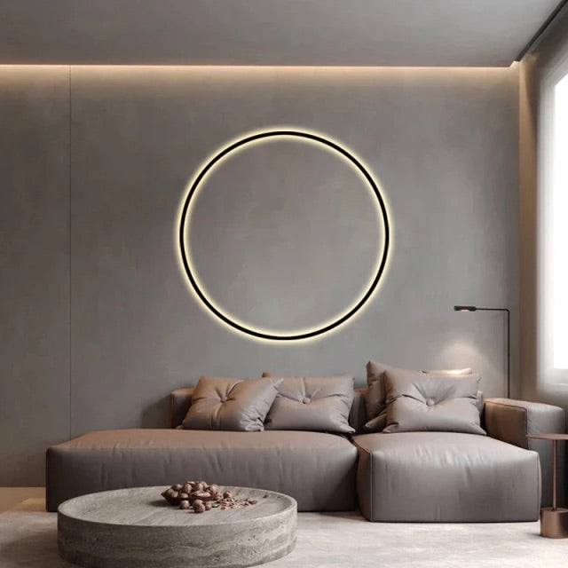 AuroraX Orbit Round LED Wall Light Modern Fixture Pro