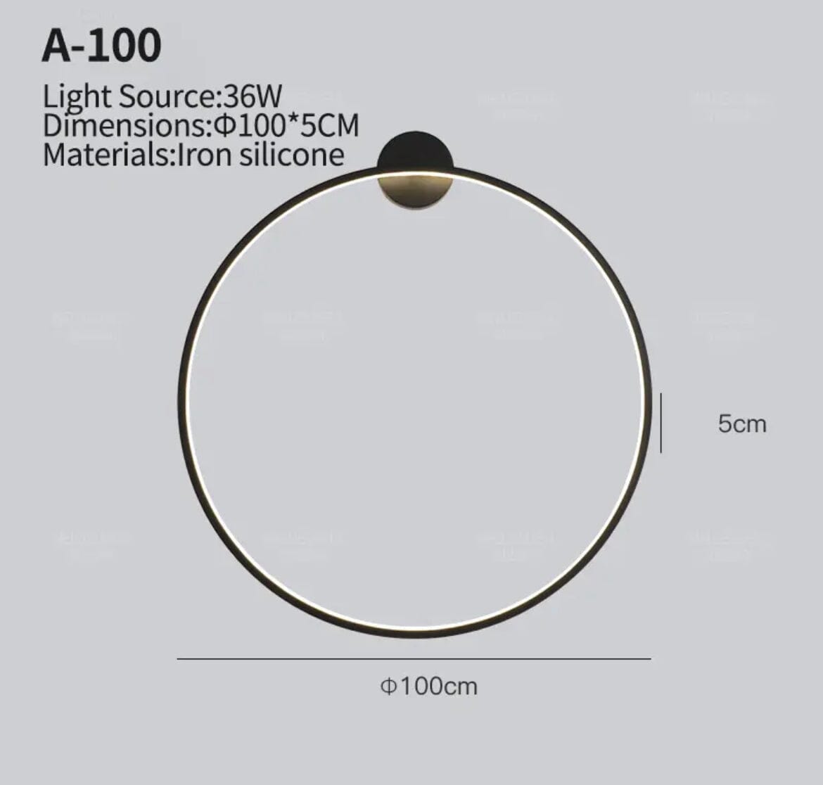 AuroraX Orbit Round LED Wall Light Modern Fixture Pro