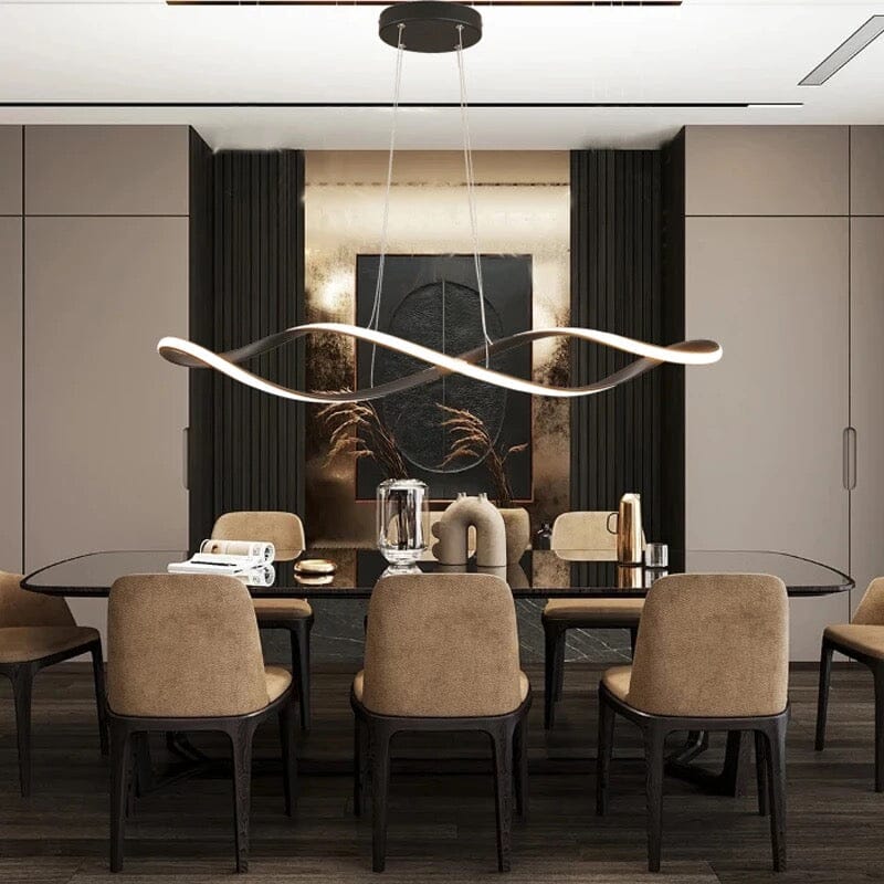 Candeeiro de Pendurar Espiral Elara Design Nórdico Moderno Escandinavo