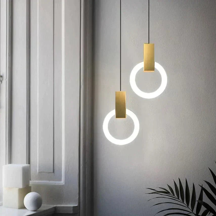 VesperHalo Ceiling Pendant Light Circular Modern Fixture