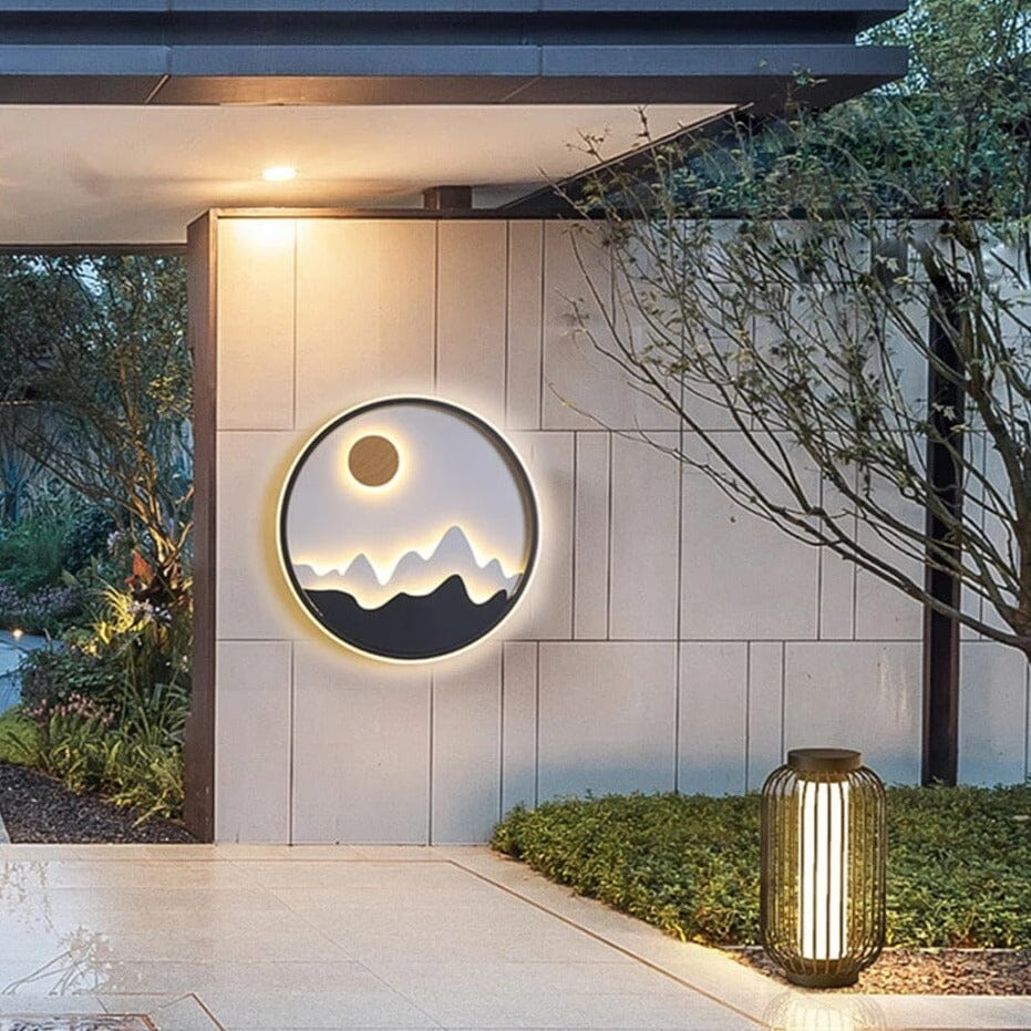 Aurora Horizon Utendørs Vegglampe Aluminium Moderne Lys