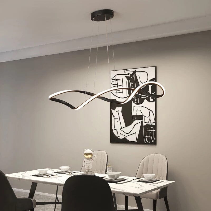 Elara Spiral Pendant Light Scandinavian Modern Nordic Design