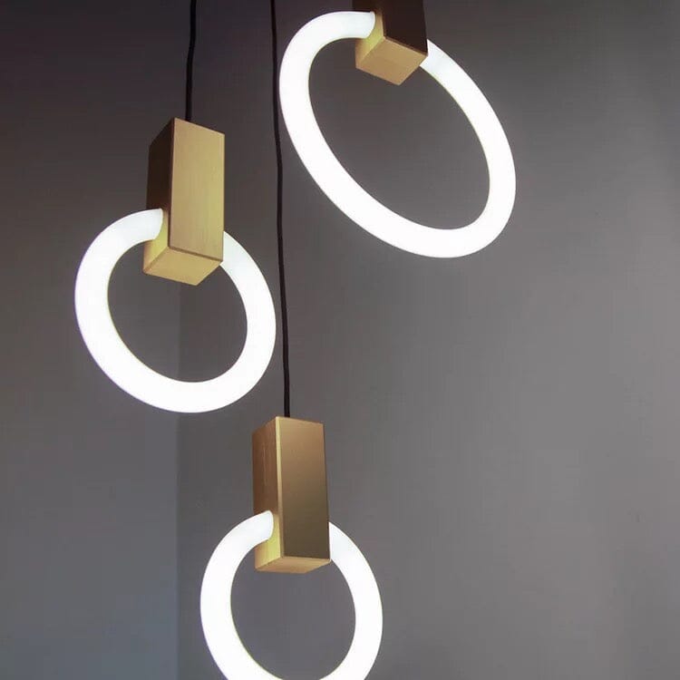 VesperHalo Ceiling Pendant Light Circular Modern Fixture