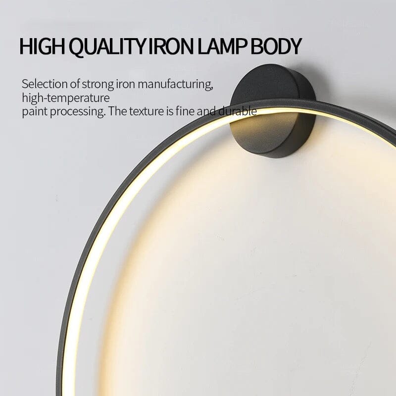 AuroraX Orbit Round LED Wall Light Modern Fixture Pro