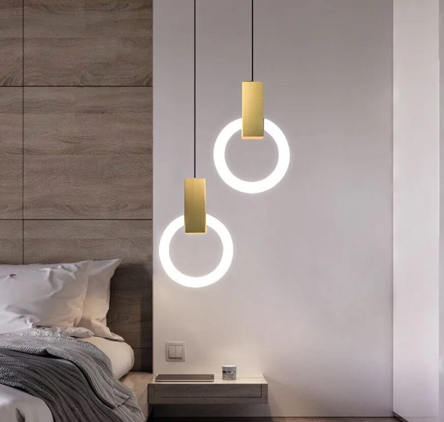 VesperHalo Ceiling Pendant Light Circular Modern Fixture