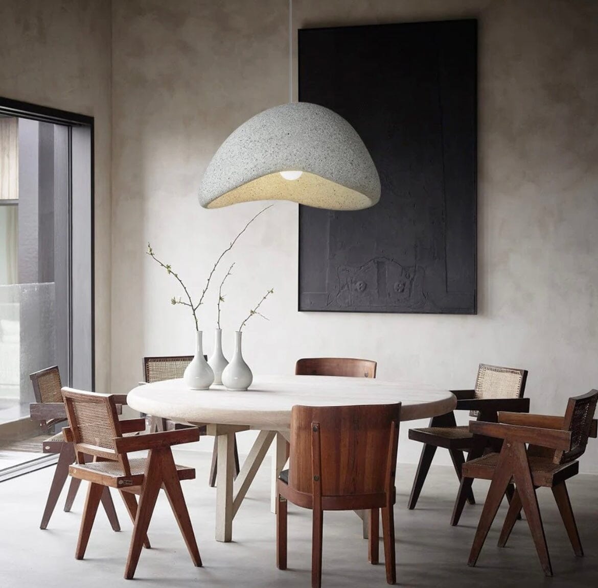 Lâmpada Lumara Speckled Wabi Glow para Interiores Aconchegantes e Ambiente Quente