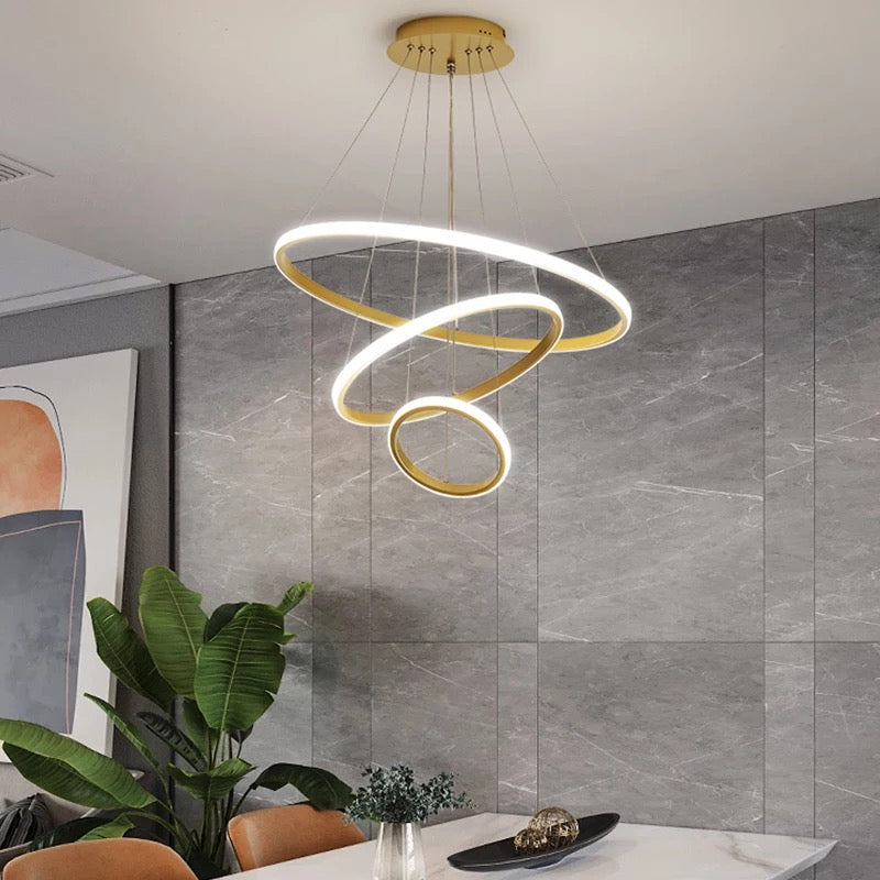 LumaCircle Ring Chandelier Modern Circular Ceiling Light