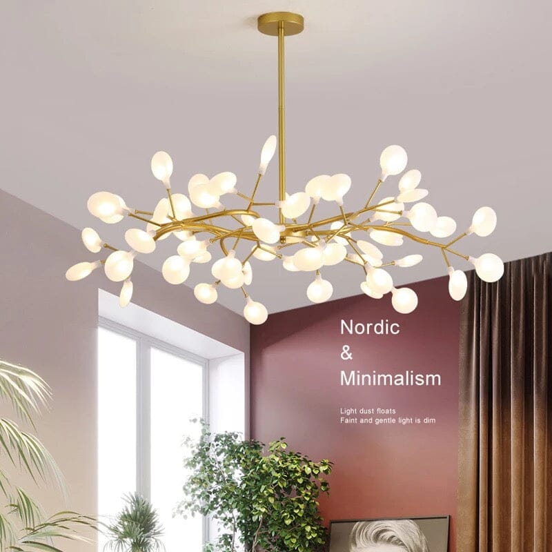 LuminaBranch Nordic Tree Chandelier With Gold Or Black