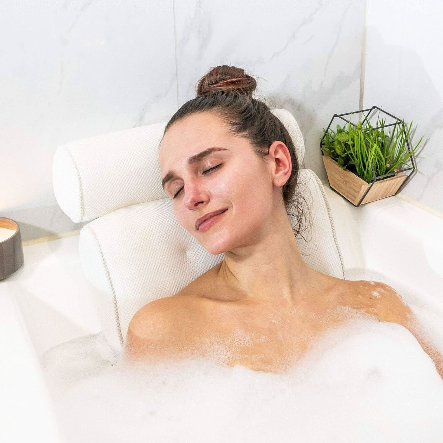 ZenNest Bath Cushion - Ergonomic Comfort For A Luxurious Soak