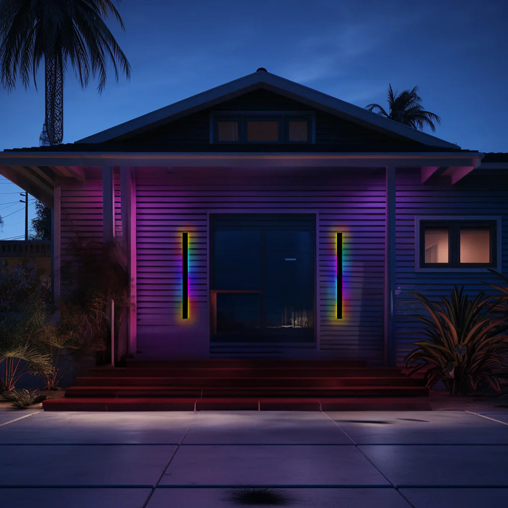 أردنت وول إضاءة حائط خارجية LED سوداء للحديقة والممر