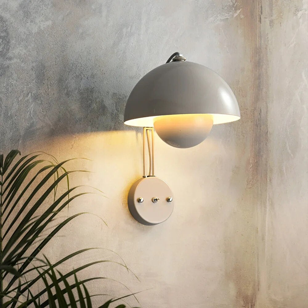 LumaBloom Mushroom Wall Light - Modern Dutch Design
