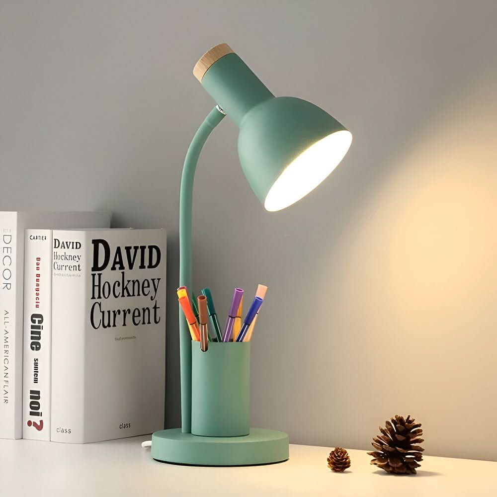 AeroDesk LED Table Lamp With Pen Holder For Organization And Lighting