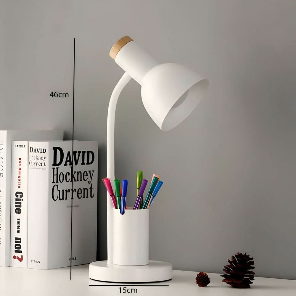 AeroDesk LED Table Lamp With Pen Holder For Organization And Lighting