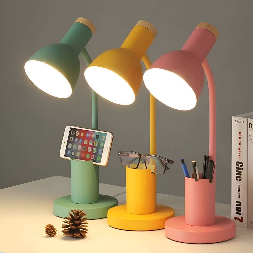 AeroDesk LED Table Lamp With Pen Holder For Organization And Lighting