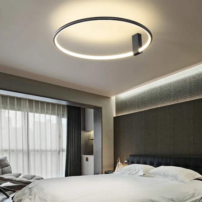 LumaCrest Sleek Modern LED Ceiling Light For Living Room