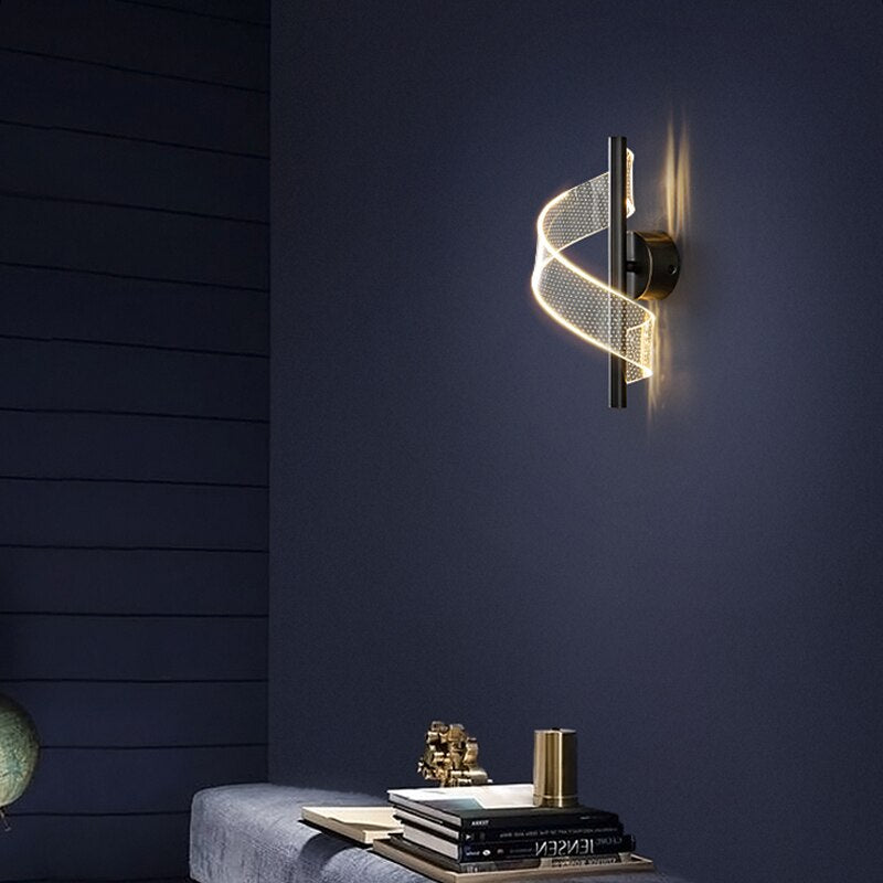 Luminara | Luxurious LED Wall Light With Glass Candelabra