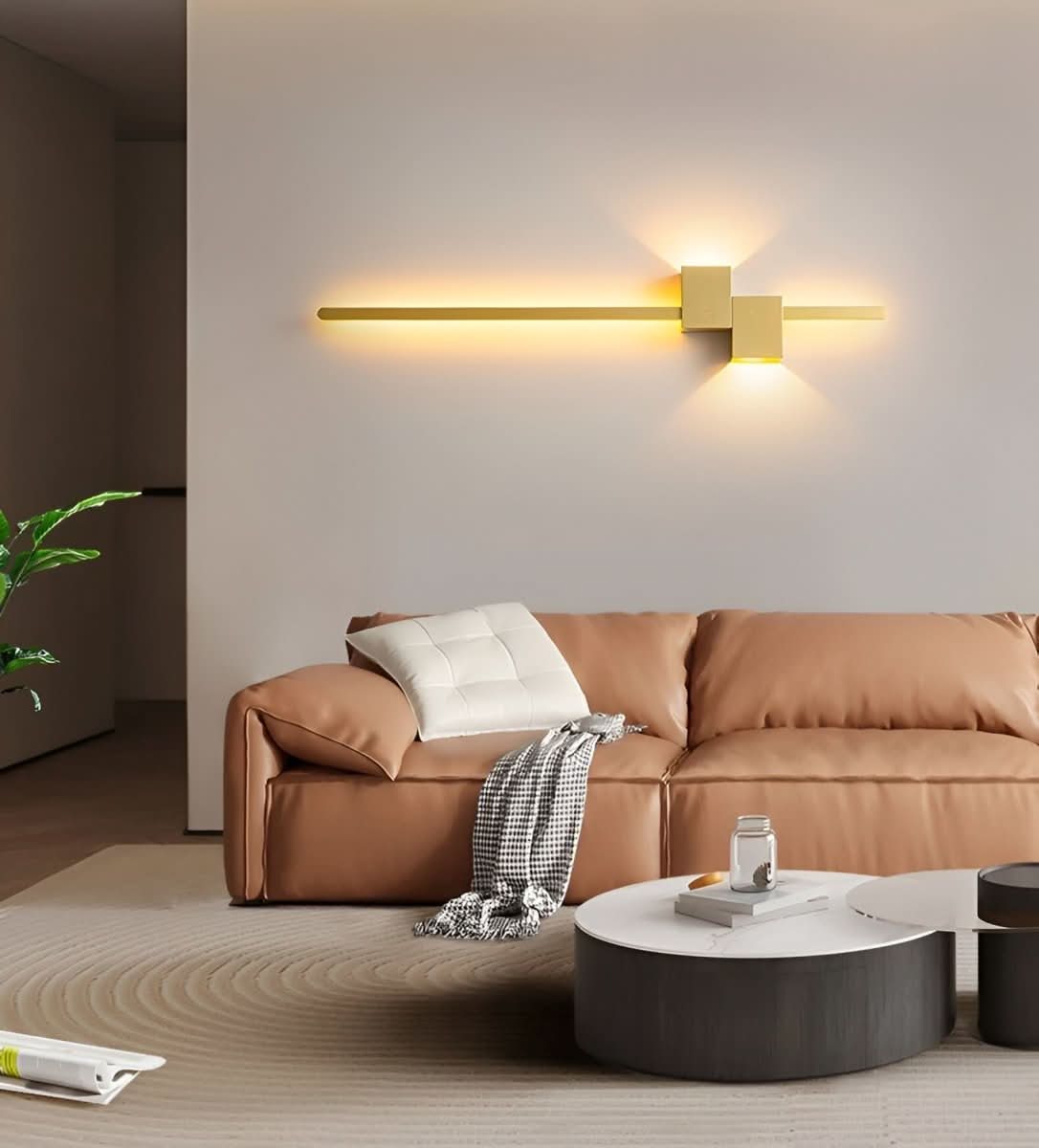 Minimalist LED Wall Light Linea Glow Modern And Elegant Lighting