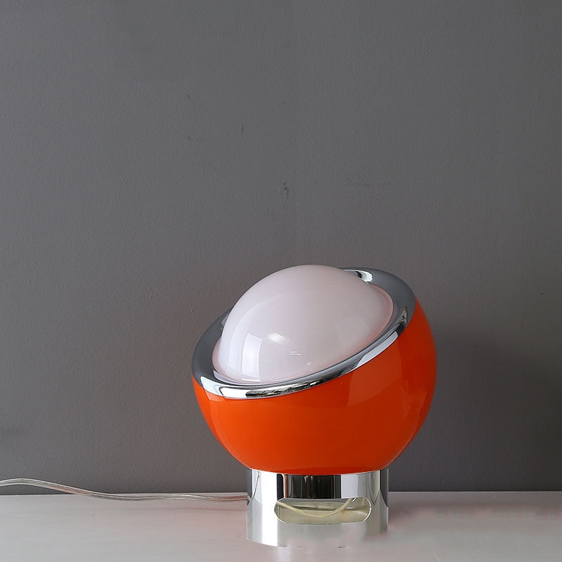 Lyra Opal Bauhaus Table Lamp With Soft Glow Glass Shade