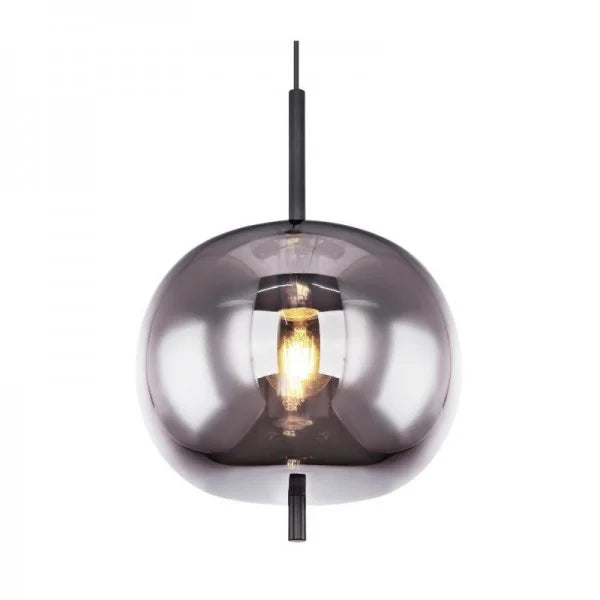 ObsidianHalo Smoked Glass Bowl Pendant Light Variants