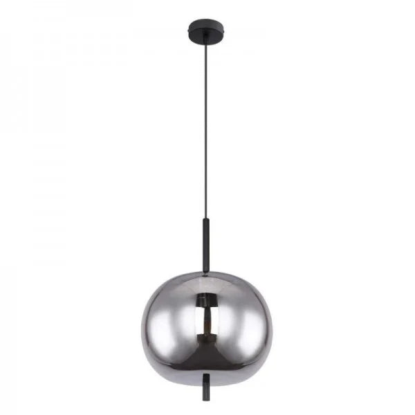 ObsidianHalo Smoked Glass Bowl Pendant Light Variants