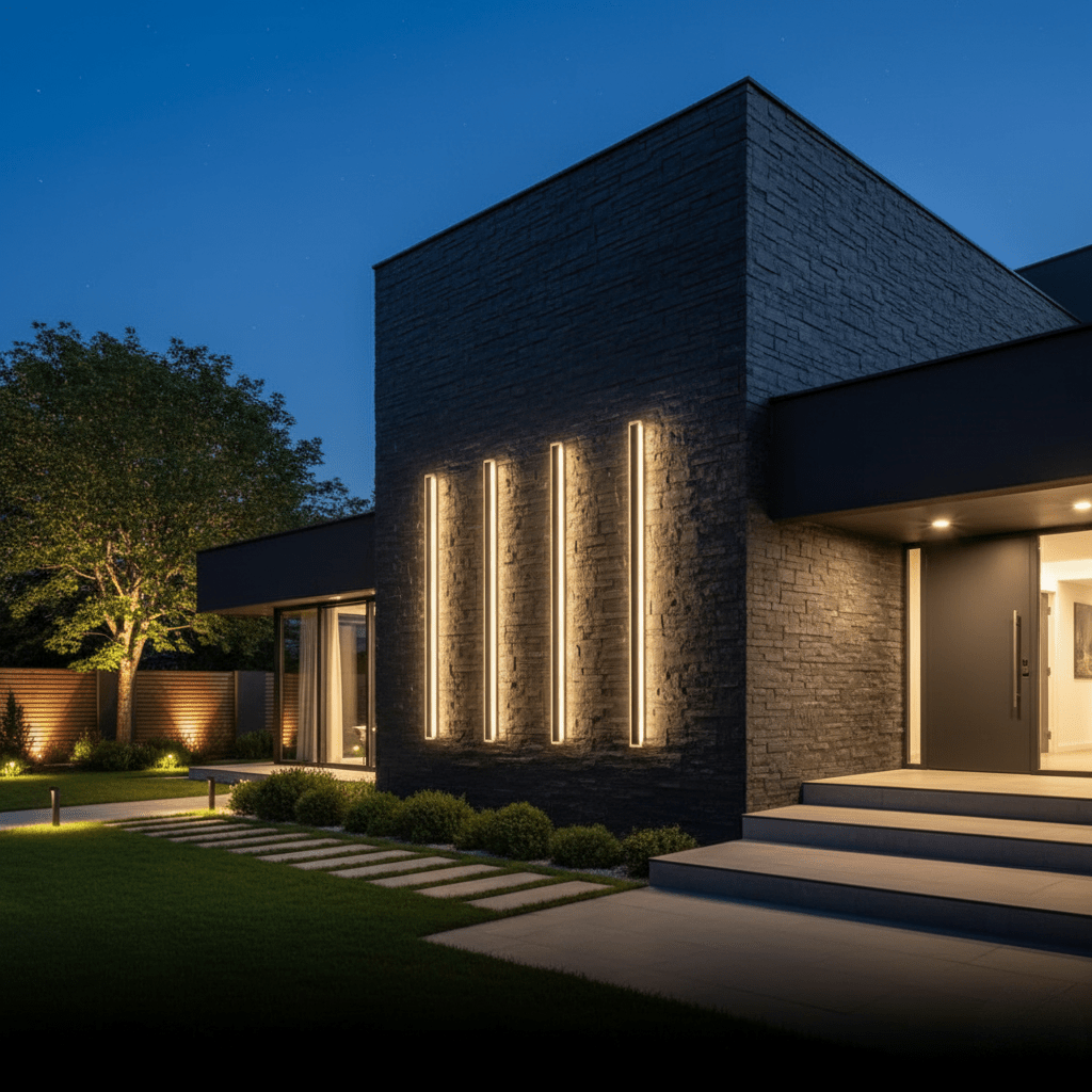 LumaNook Elegant Modern Outdoor Wall Light for Garden and Balcony