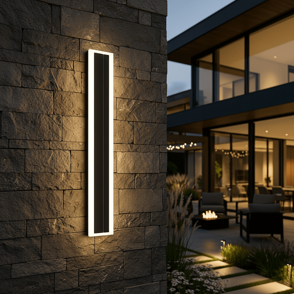 LumaNook Elegant Modern Outdoor Wall Light for Garden and Balcony