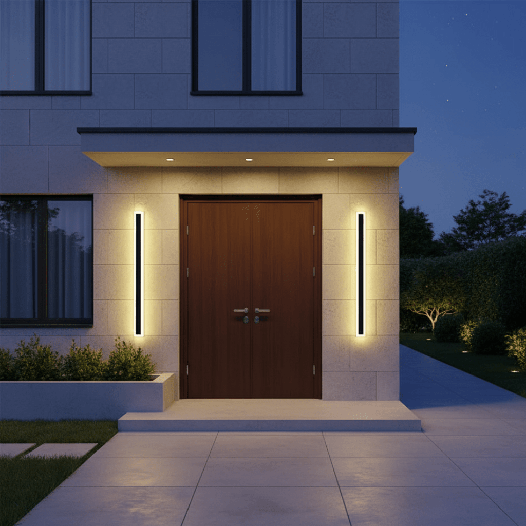 LumaNook Elegant Modern Outdoor Wall Light for Garden and Balcony