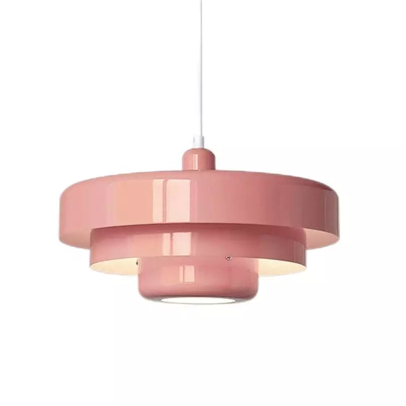 LumaNord Drie Lagen Noordse Hanglamp Met Bauhaus Metalen Afwerking